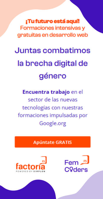 Banner del bootcamp de Fem Coders